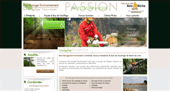 Desktop Screenshot of boisbocageenvironnement.com